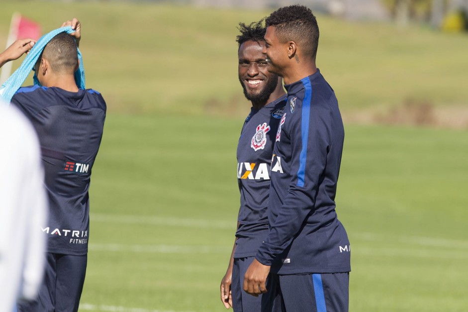 Menoza e Bruno Paulo durante o treino da tarde da Flórida Cup