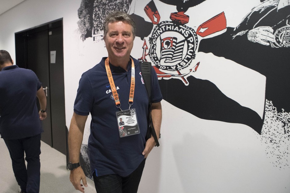 Walmir Cruz chega à Arena antes do duelo contra o Luverdense