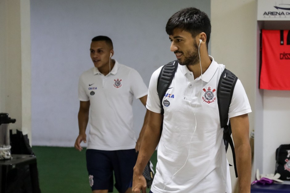 Camacho antes do duelo contra a Ferroviária, pelo Paulistão