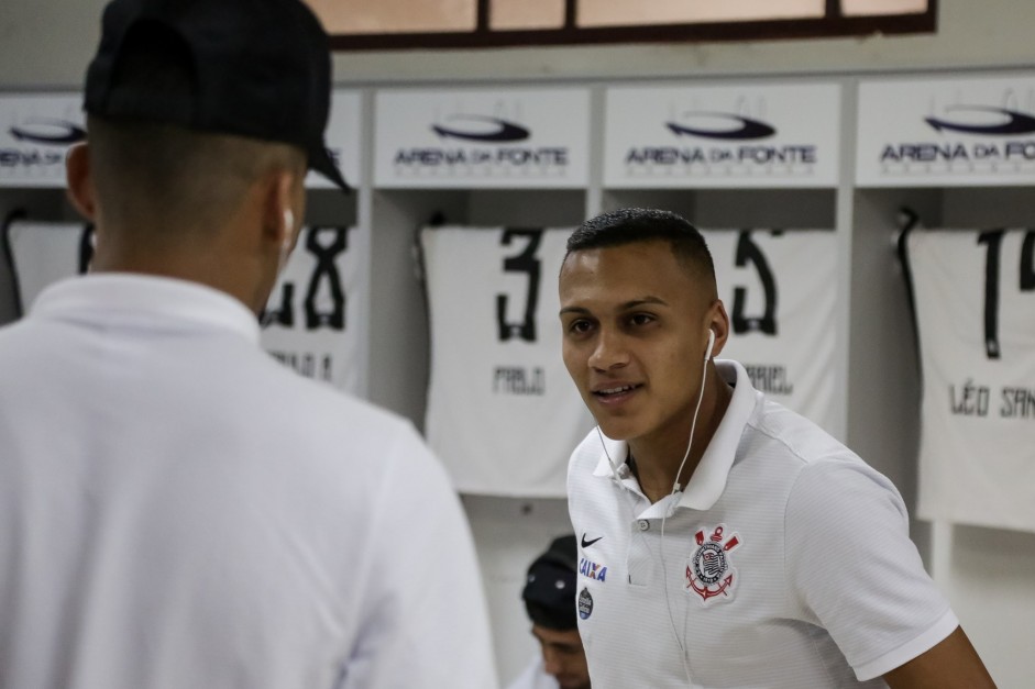 Léo Jabá antes do duelo contra a Ferroviária