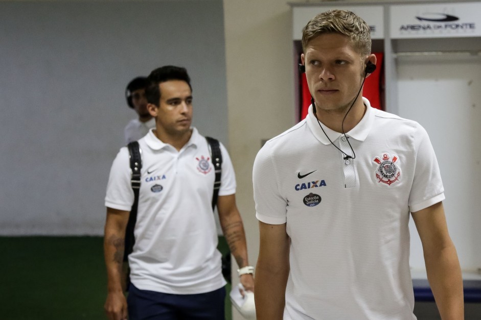 Marlone, antes do jogo contra a Ferroviária, no Paulistão