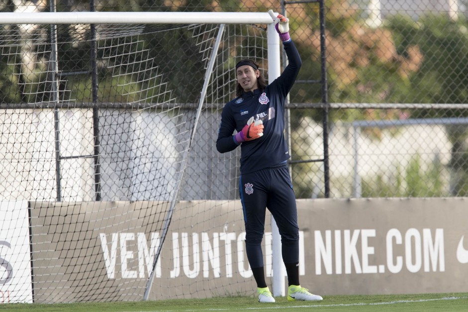 Goleiro Cssio ser titular contra o Internacional, na Arena