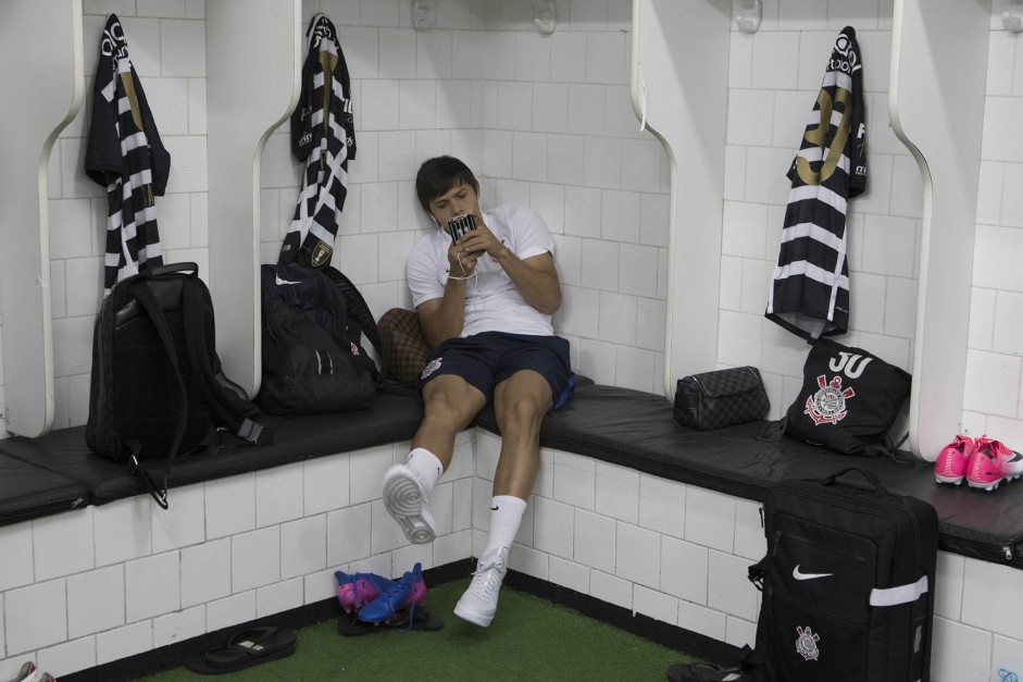 Romero se preparando para encarar o São Paulo, pelo Paulistão