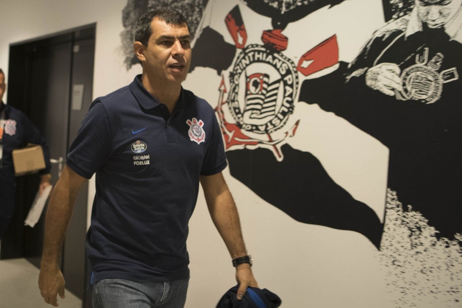 Técnico segue pregando pensamento jogo a jogo no Corinthians