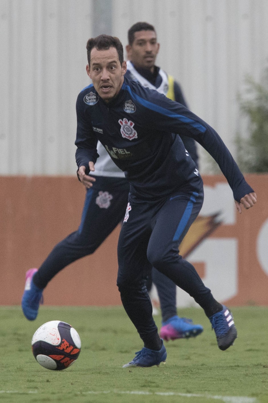 Rodriguinho durante treino preparatório para a final contra a Ponte