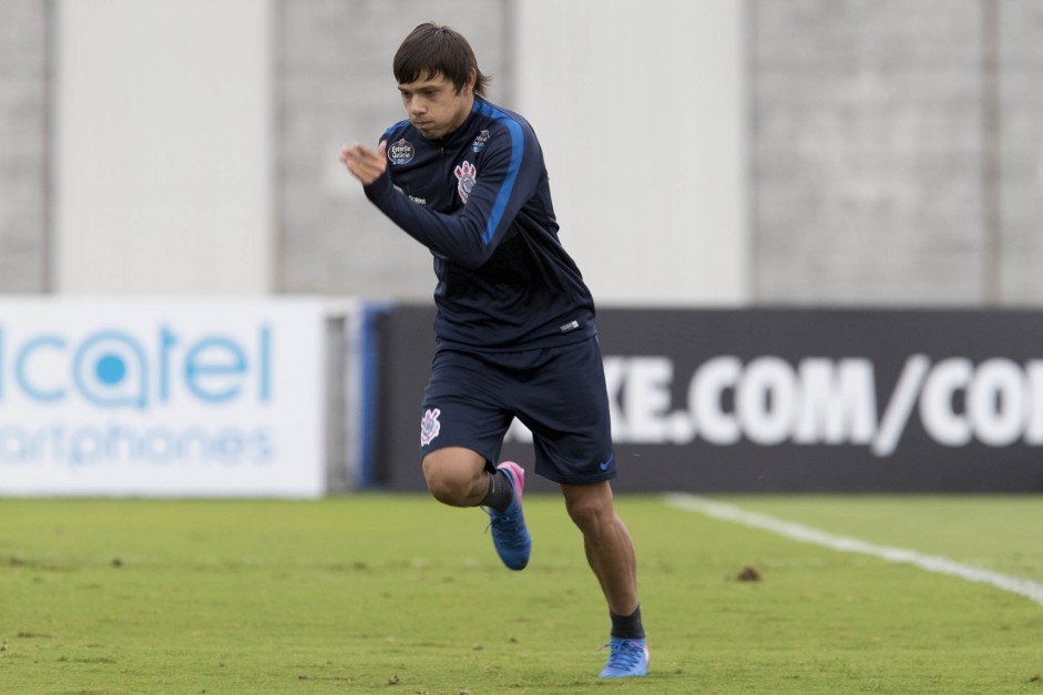 Romero durante treino preparatório para a final contra a Ponte
