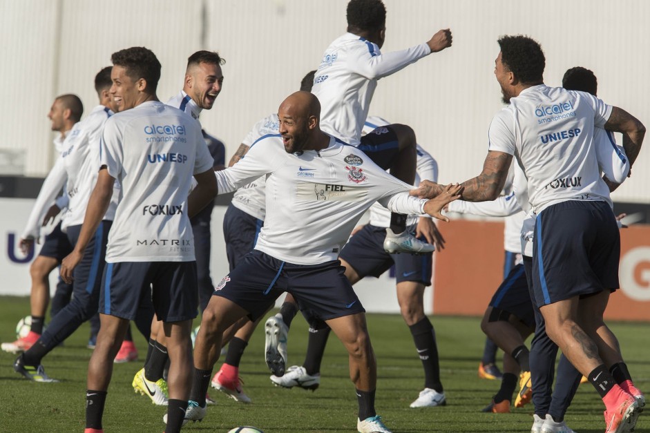 Uma bagunça boa no treino de hoje