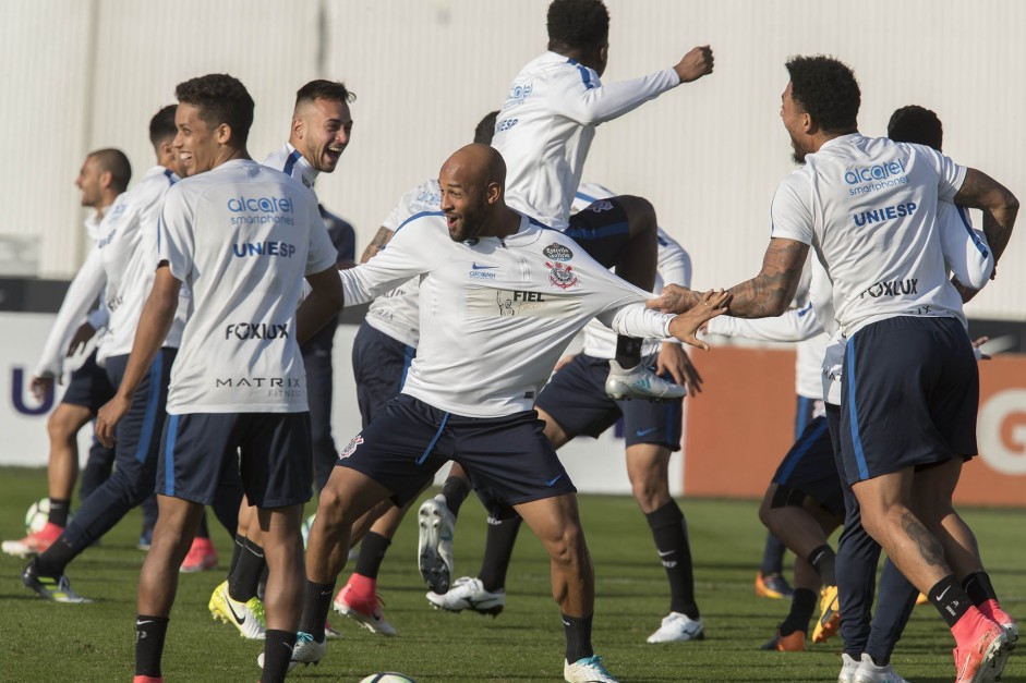 Uma baguna boa no treino de hoje