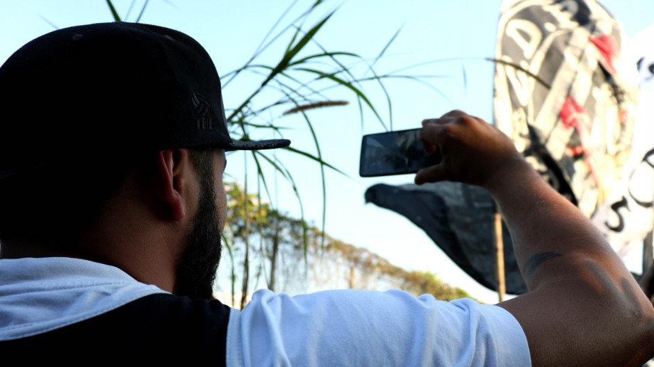 Torcedores também registraram os momentos