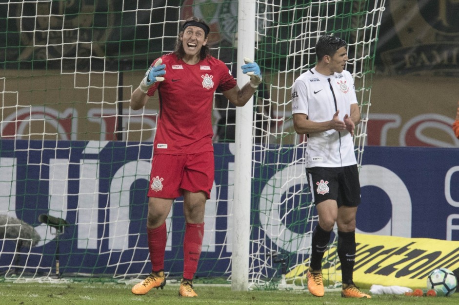 Cssio no jogo contra o Palmeiras, fora de casa