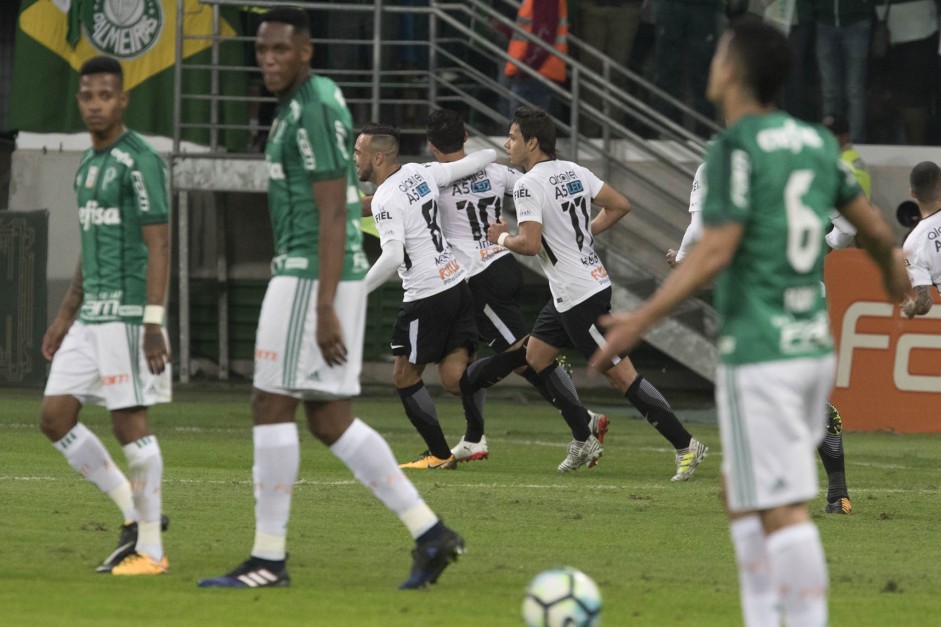 Linda a comemorao dos jogadores do Corinthians