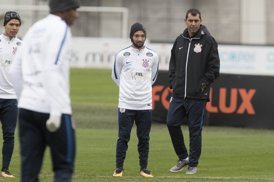 Clayson no treino da tarde terça-feira no CT