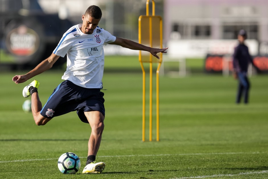 ** no treino após partida contra o Avaí