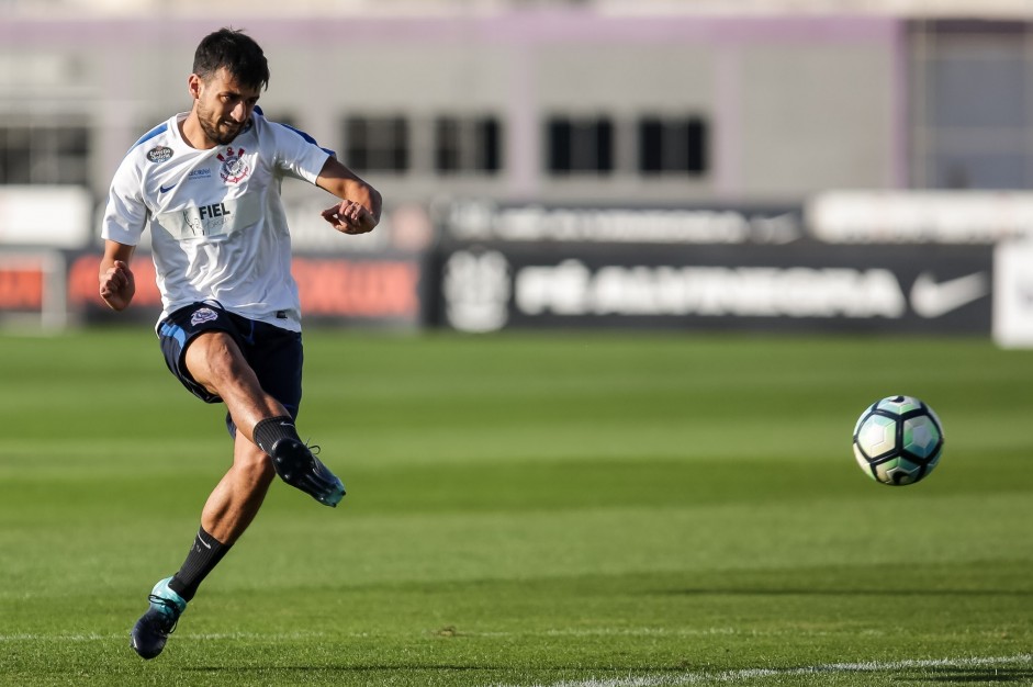 Camacho no treino após partida contra o Avaí
