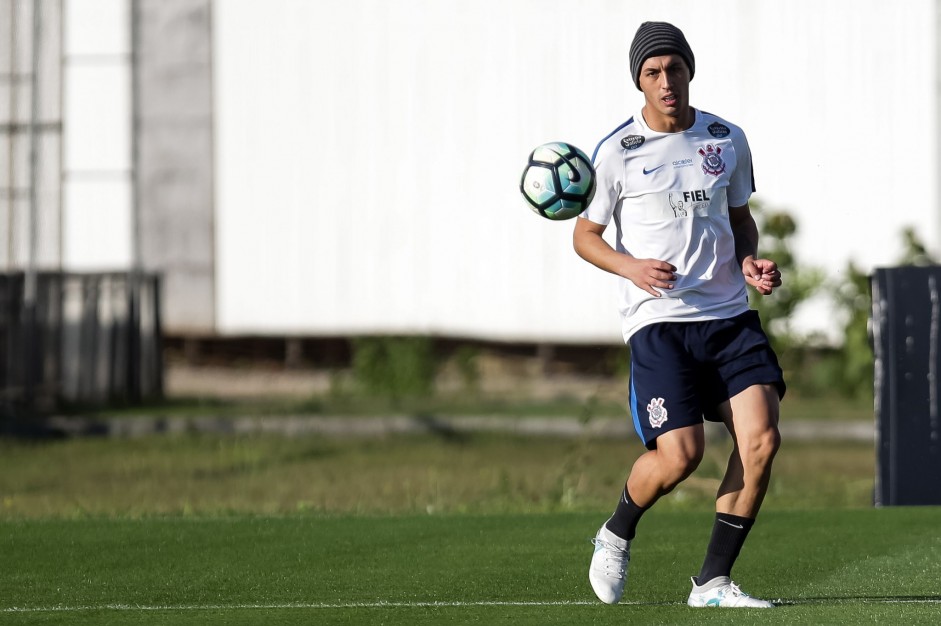 Marciel no treino após partida contra o Avaí