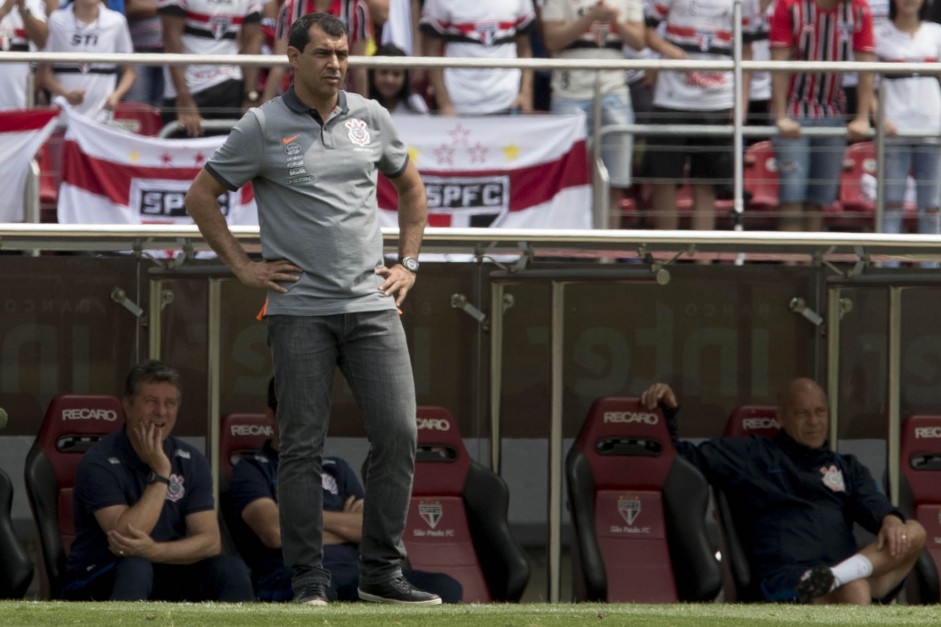 Carille nunca perdeu para o So Paulo como tcnico do Corinthians