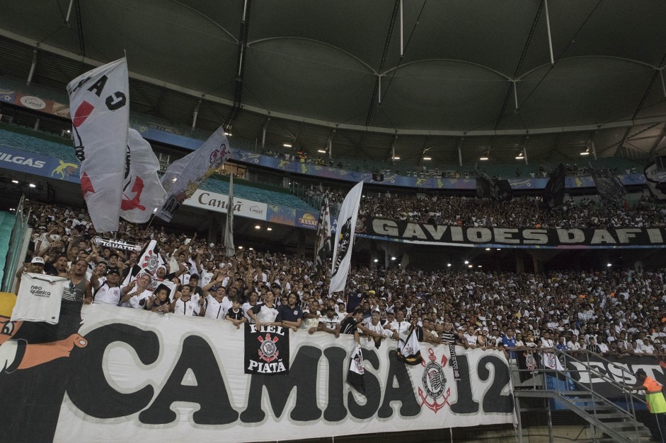 Corinthians costuma se dar bem na Arena Fonte Nova