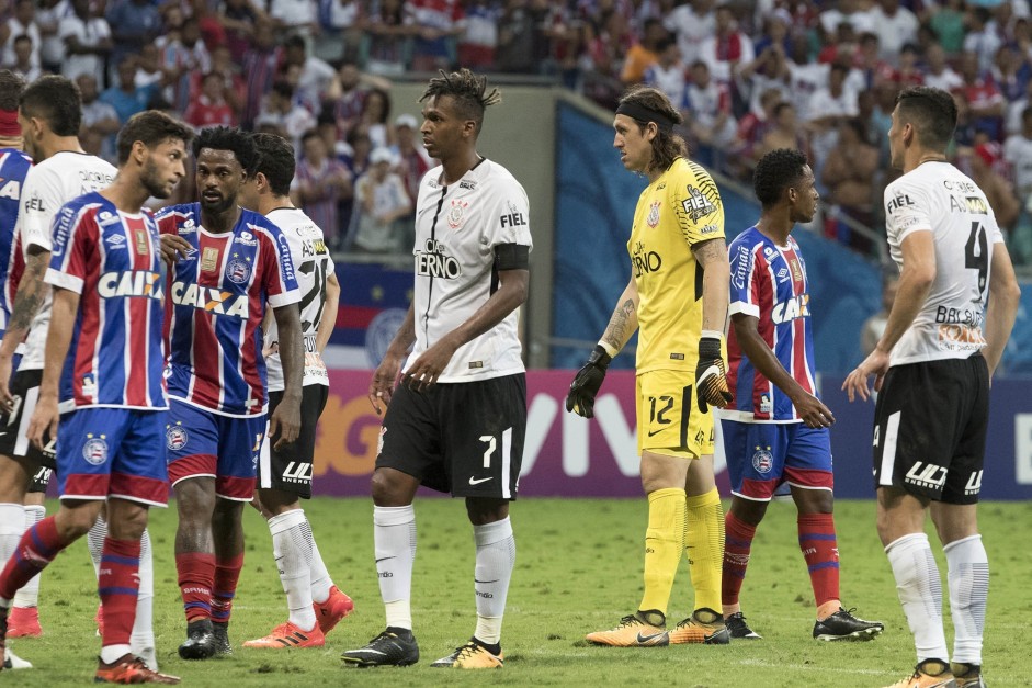 Atacante desaprovou tentativa de Cssio no final da partida contra o Bahia