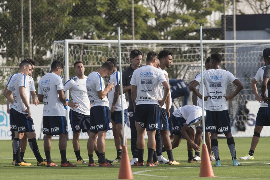Corinthians realizou mais um treinamento na manh desta sexta-feira