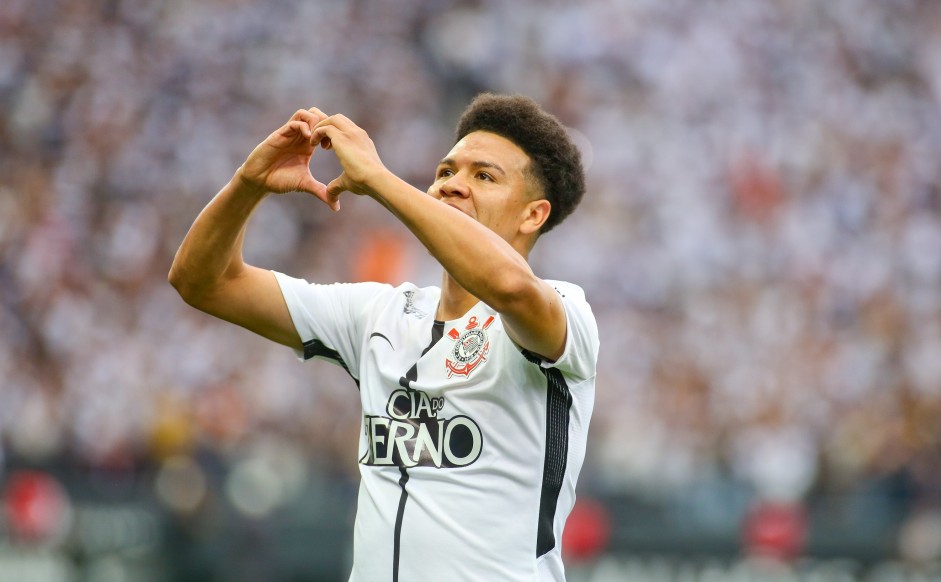 Marquinhos Gabriel marcou um dos gols do Corinthians contra o Atlético Mineiro