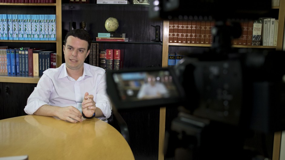 Felipe Ezabella, de 39 anos,  o candidato mais jovem para presidncia do Corinthians em 2018