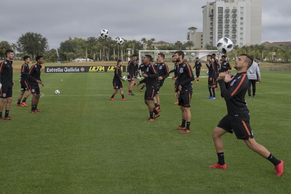 Treino do Corinthians antes do ltimo jogo pela Florida Cup