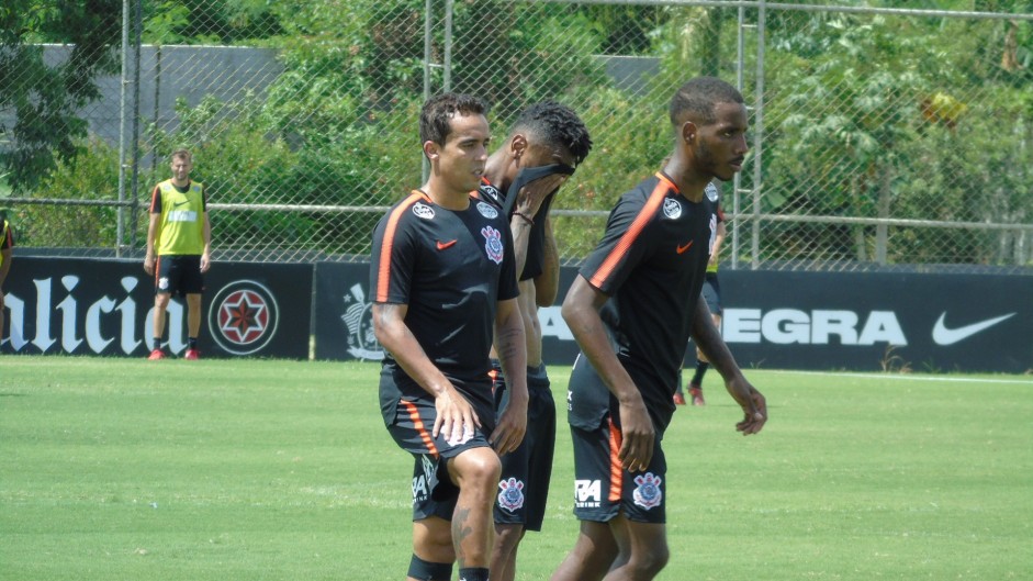 Jadson e Guilherme Romão treinando no CT Joaquim Grava