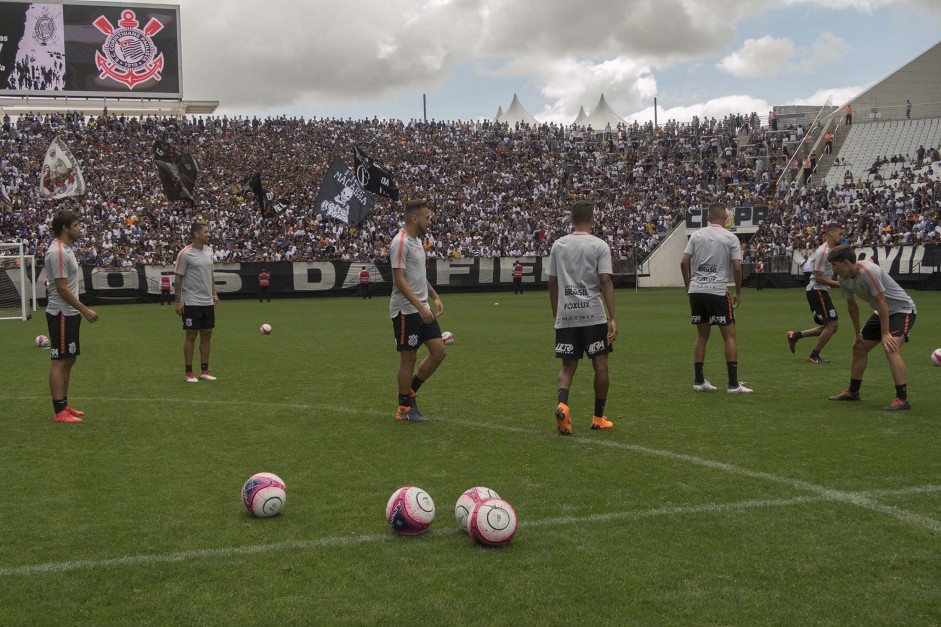O time fez o ltimo treino antes de enfrentar o Palmeiras