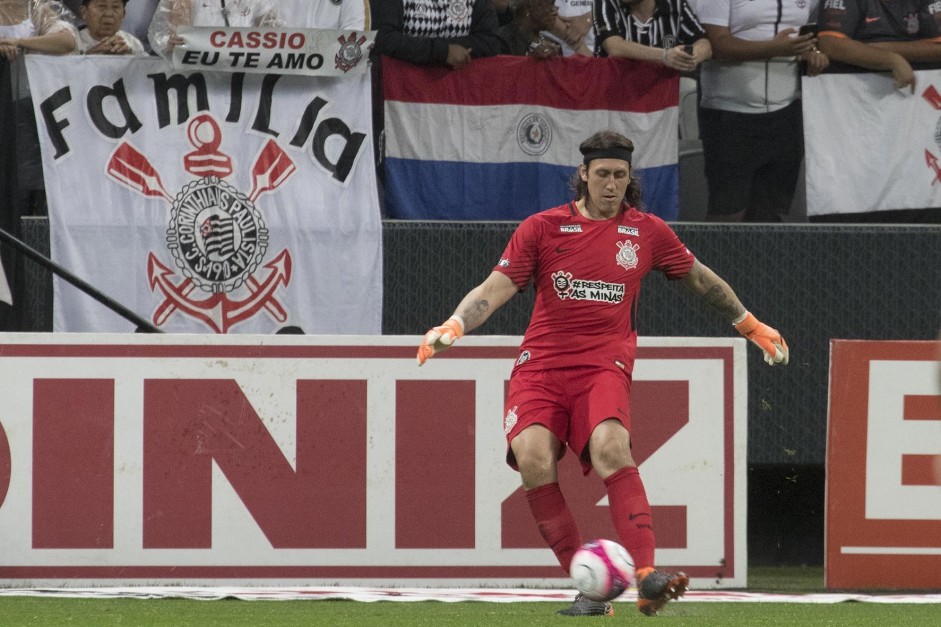 Corinthians do goleiro Cssio entra em campo neste domingo contra a Chapecoense