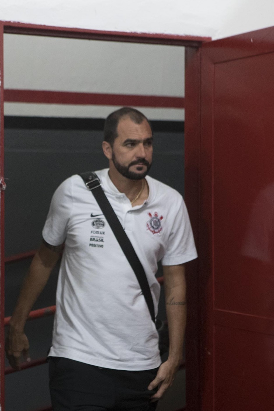 Danilo antes do jogo entre Botafogo-SP e Corinthians, em Ribeiro Preto
