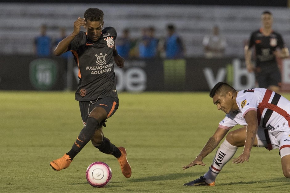 Pedrinho em ao na tarde deste domingo pela ltima rodada do paulista