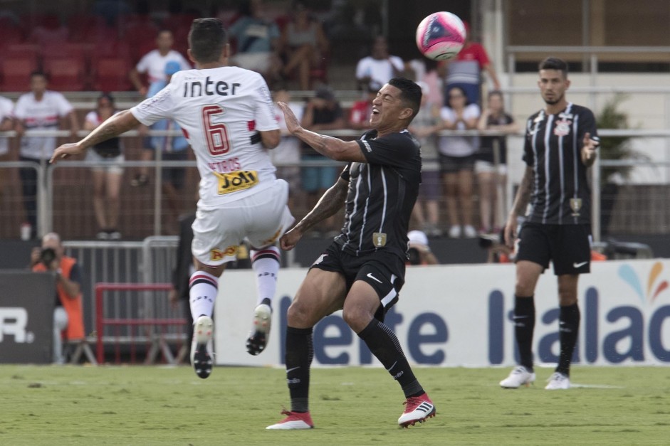 Ralf durante primeiro jogo da semifinal contra o São Paulo, pelo Paulistão
