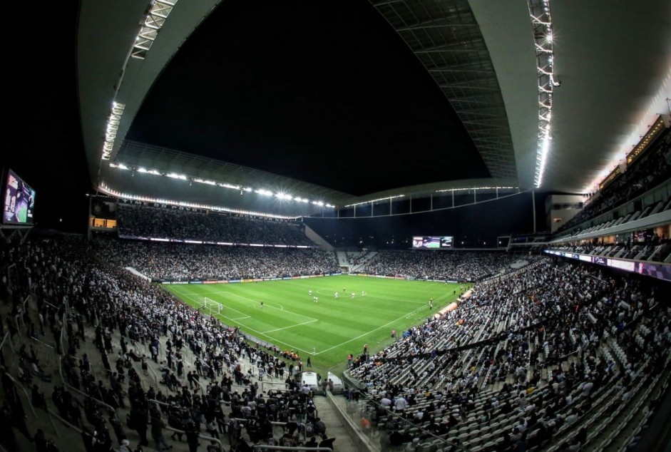 Arena Corinthians  o tema da semana por conta da possvel venda dos naming rights