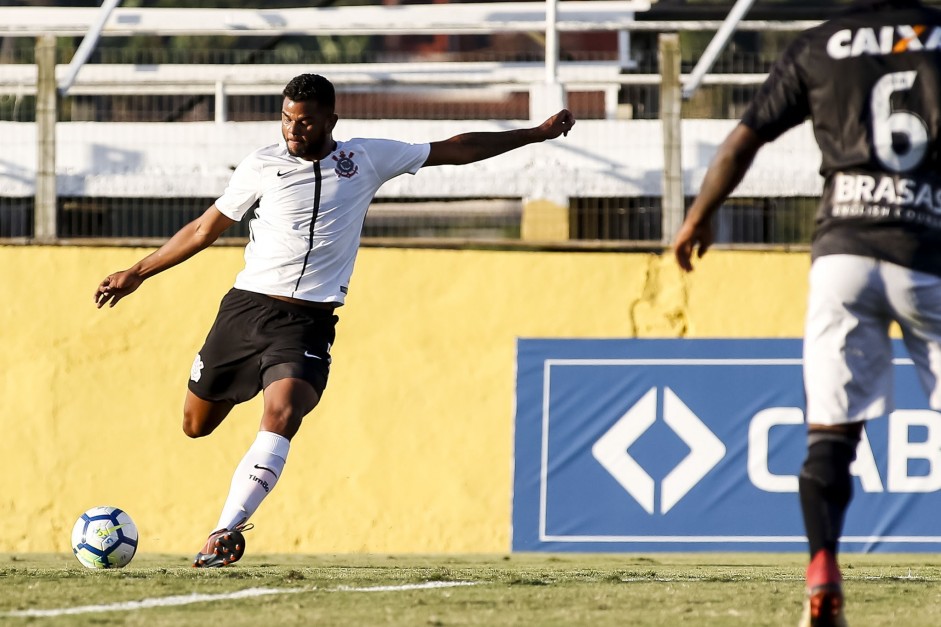 Nathan atuando contra o Botafogo, pela Copa do Brasil sub-20