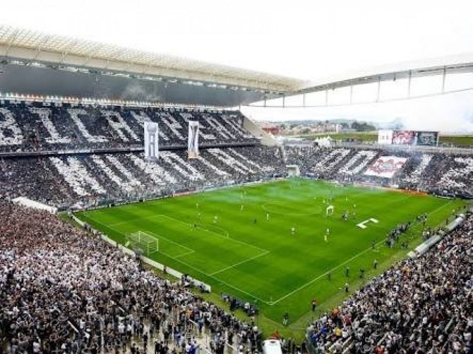 Arena Corinthians j exibiu 12 mosaicos e prepara bonita festa contra o Flamengo