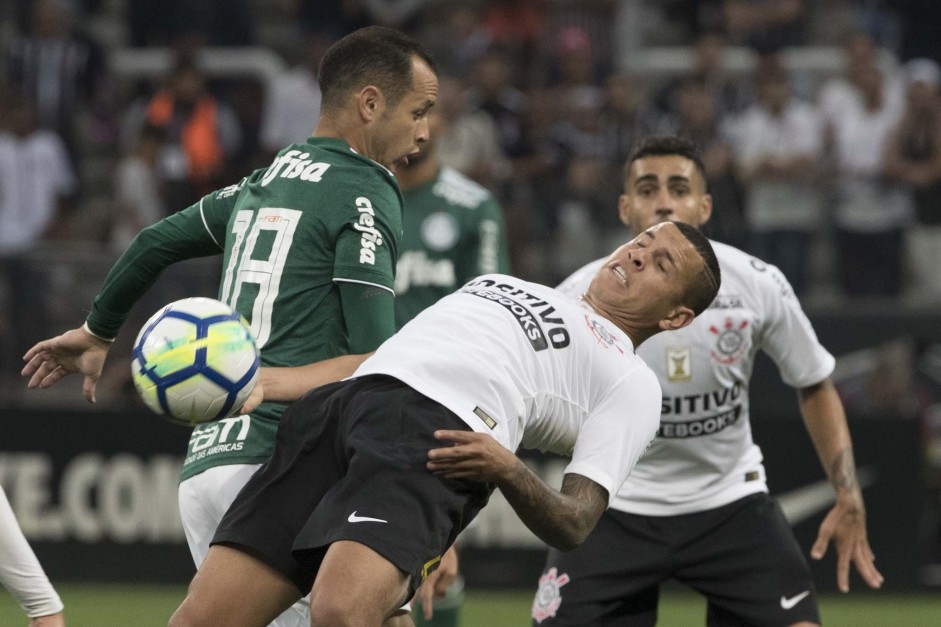 Jogo contra o Palmeiras, na Arena Corinthians, terminou em vitória alvinegra