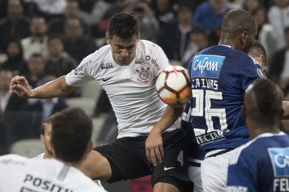 Balbuena foi um dos titulares do Corinthians diante do Millonarios