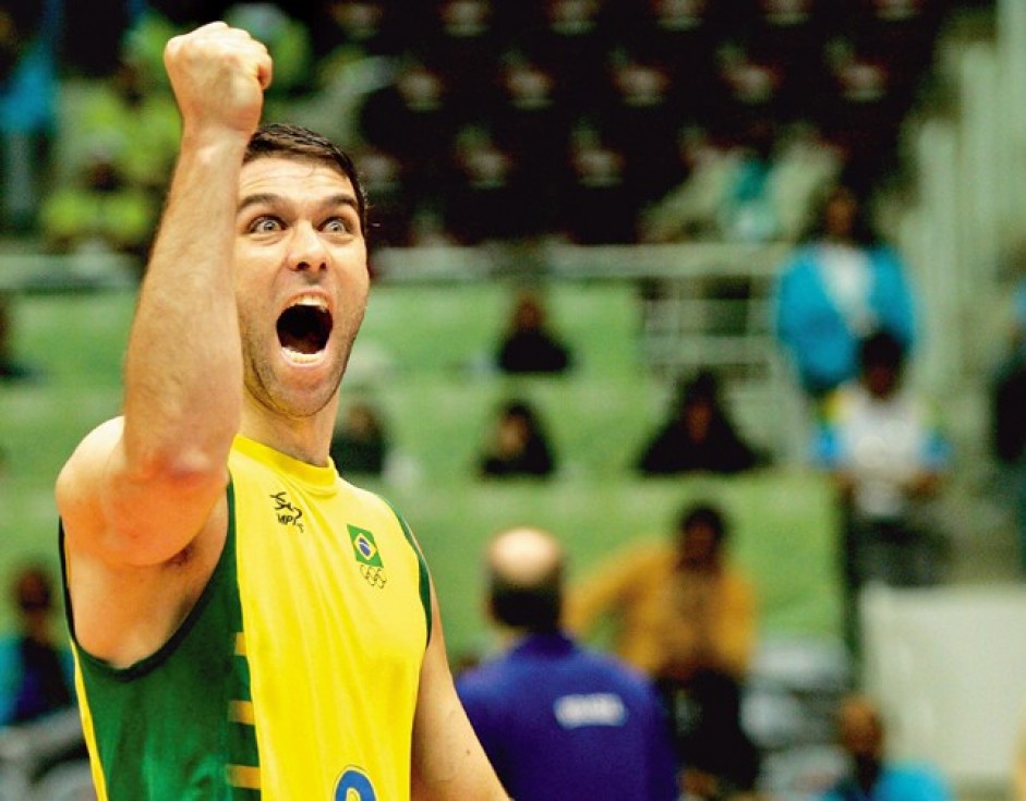 Marcelinho foi vice-campeo olmpico com a Seleo Brasileira de Vlei