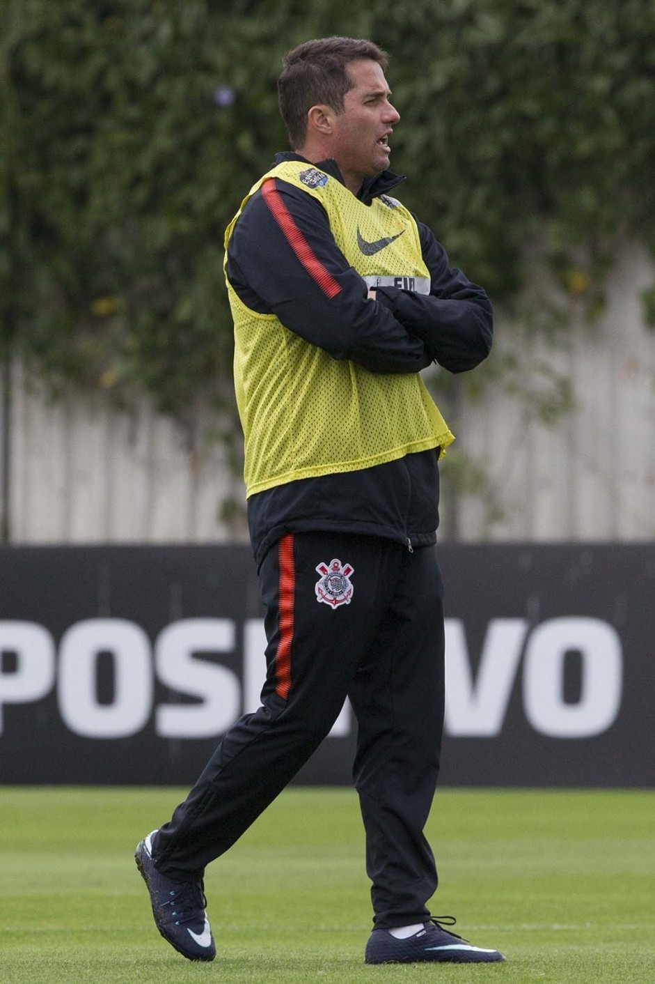 Osmar Loss comandou o ltimo treino antes do amistoso contra o Cruzeiro, na Arena Corinthians