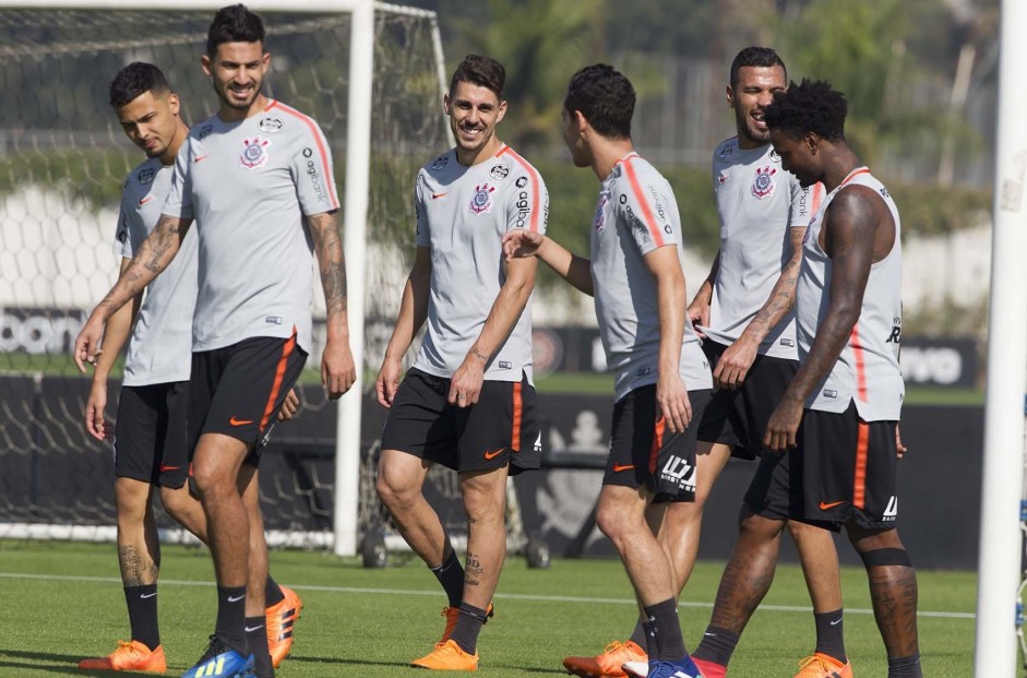 Nesta segunda-feira, Corinthians treinou para a volta do Campeonato Brasileiro