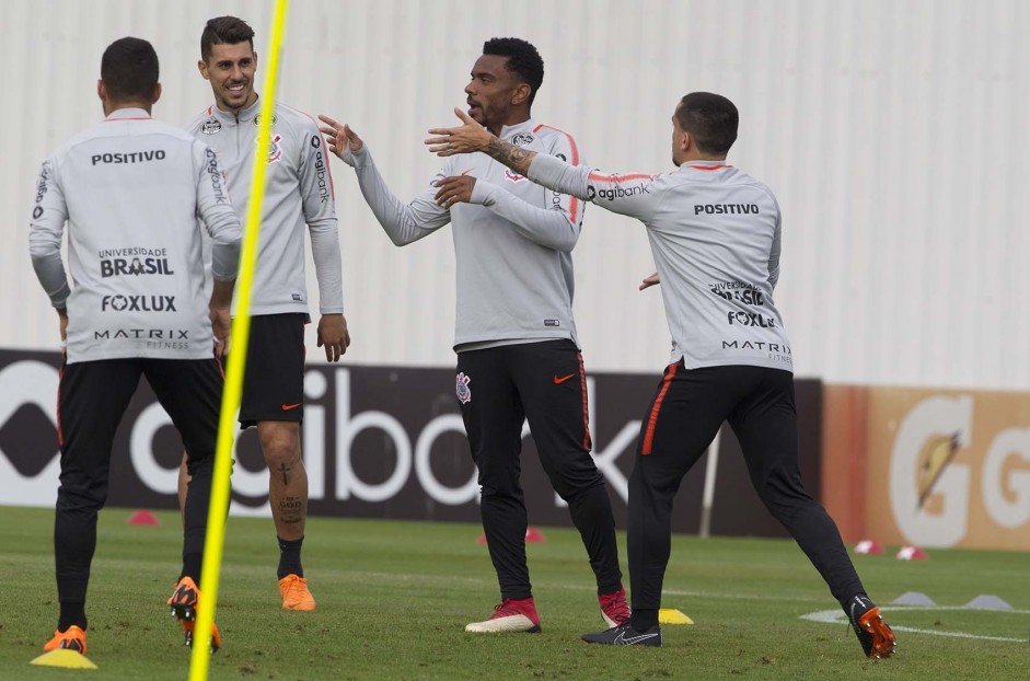 Treino do Corinthians desta terça-feira é preparação para jogo contra o Cruzeiro