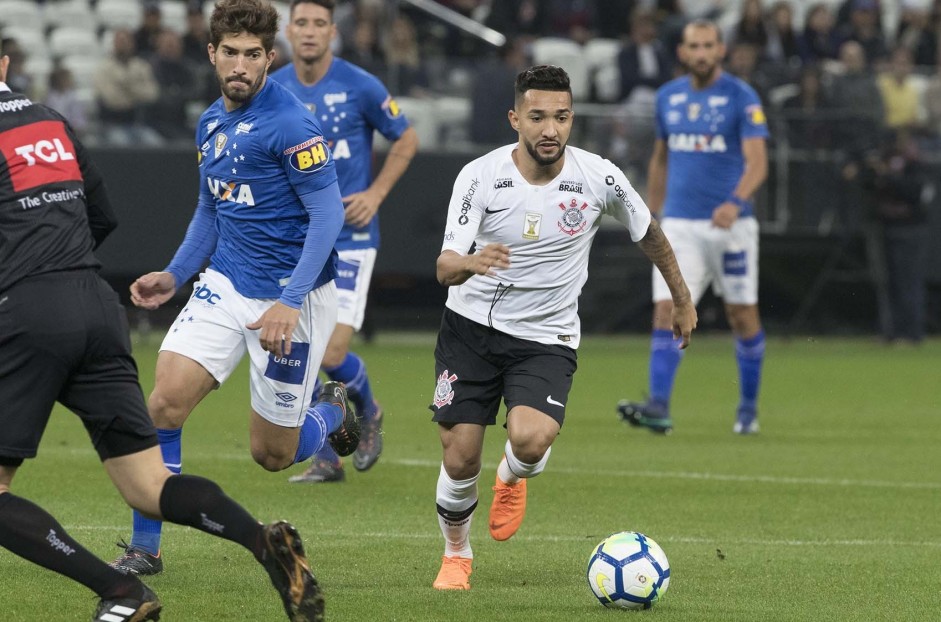 Clayson voltou a jogar após lesão; Jogador foi titular contra o Cruzeiro, na Arena Corinthians