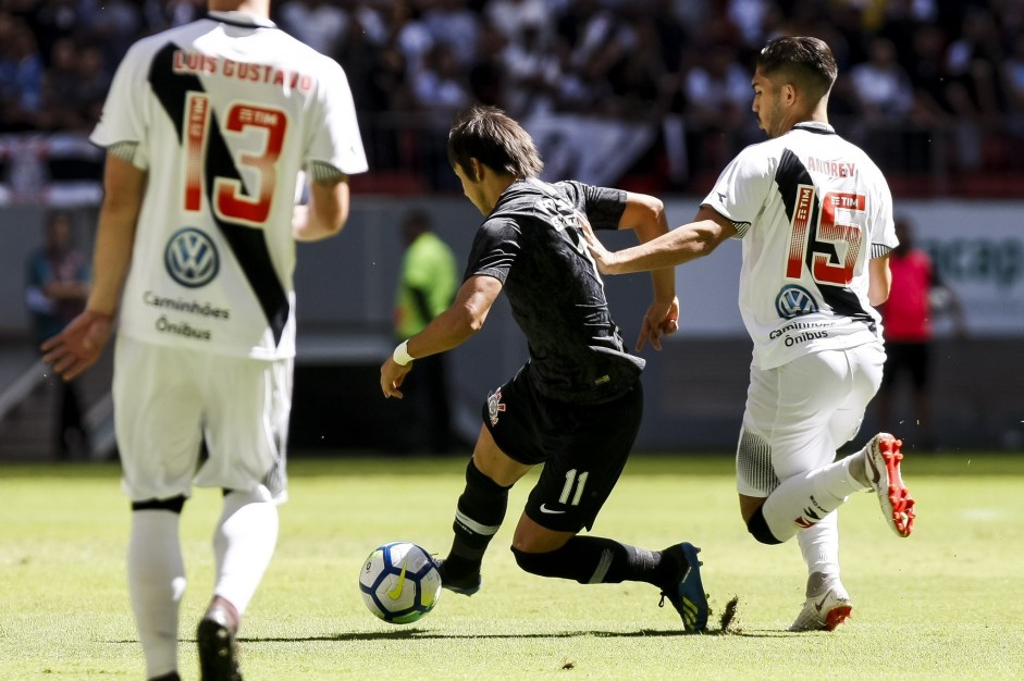 Romero brilhou no jogo contra o Vasco, pelo Campeonato Brasileiro