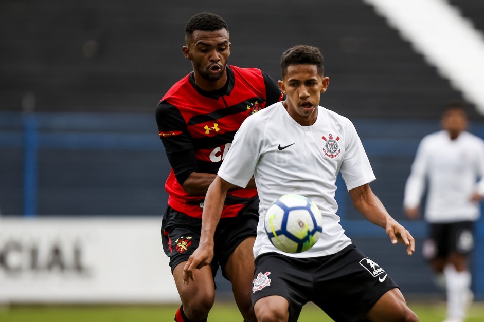 Fessin durante jogo contra o Sport, pelo Brasileirão sub-20