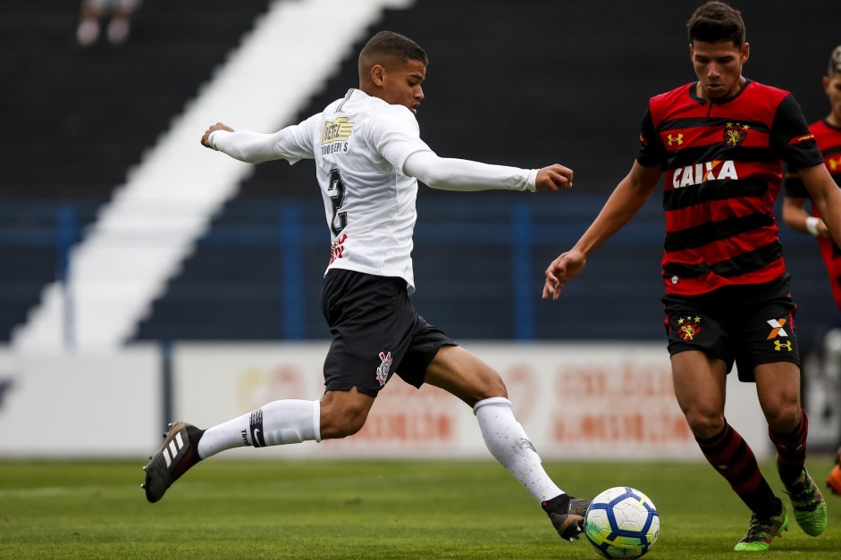 Jordan atuando contra o Sport, pelo Brasileirão sub-20