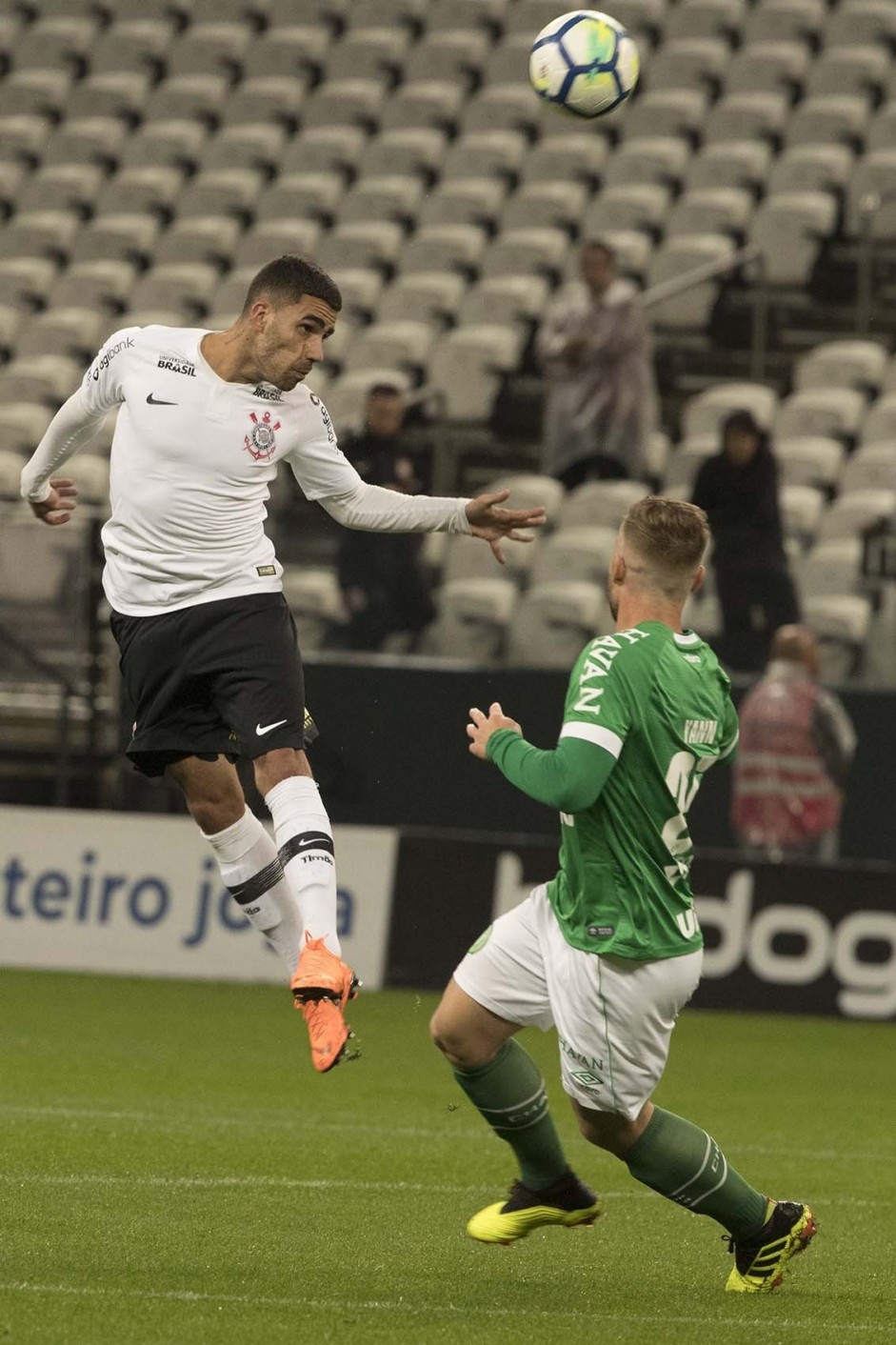 Gabriel na vitória sobre a Chapecoense, pelas quartas de final da Copa do Brasil