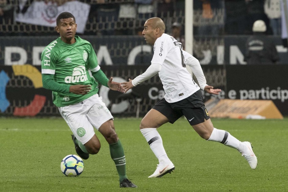 Sheik durante partida contra a Chapecoense, pelas quartas de final da Copa do Brasil