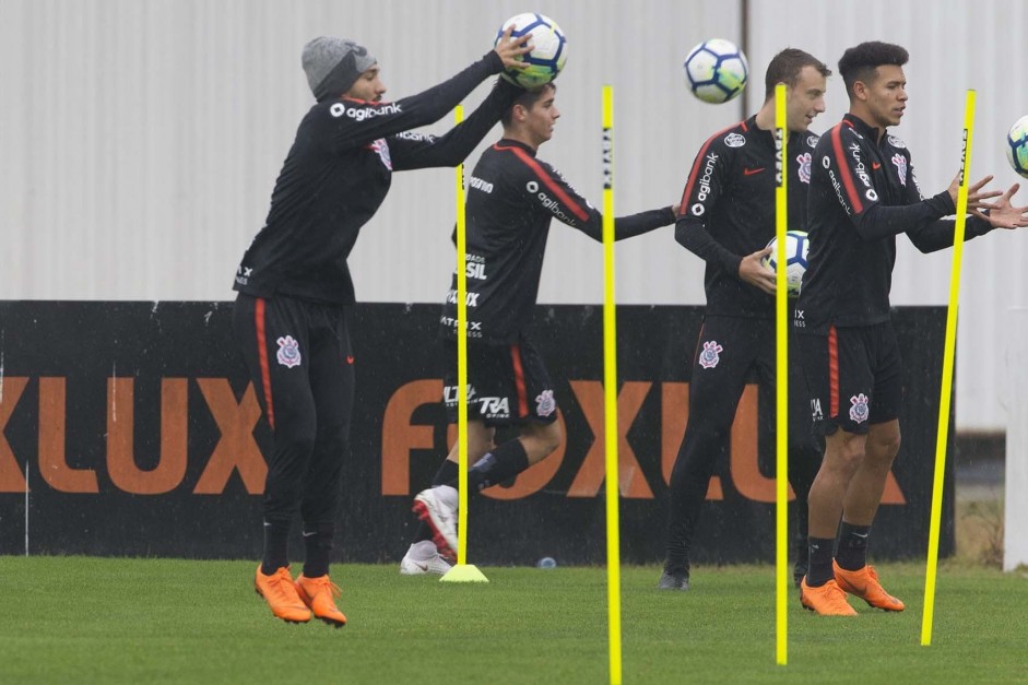 Último treino antes da equipe enfrentar o Atlético-PR, pelo Brasileirão