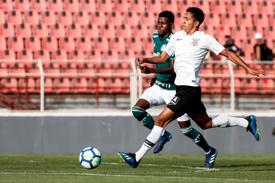 Fessin no empate contra o Palmeiras, pelo Brasileiro Sub-20