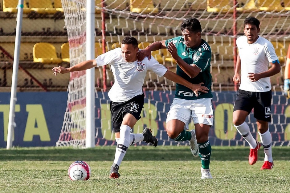 Jordan na amarga derrota para o Palmeiras, pelo Paulista Sub-20